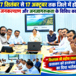 17 सितंबर से 17 अक्टूबर तक जिले में होंगे सेवा, जनकल्याण और जनजागरूकता के विविध कार्यक्रम’’ ’’विधायक श्री भईया लाल राजवाड़े ने प्रशासन को हरसंभव सहयोग का दिया भरोसा’’