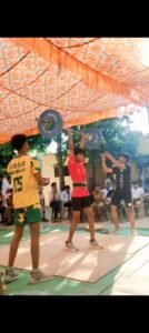 जिला स्तरीय वेटलिफ्टिंग प्रतियोगिता में उदलियास के आसाराम ने 123 kg उठाकर कांस्य पदक प्राप्त किया