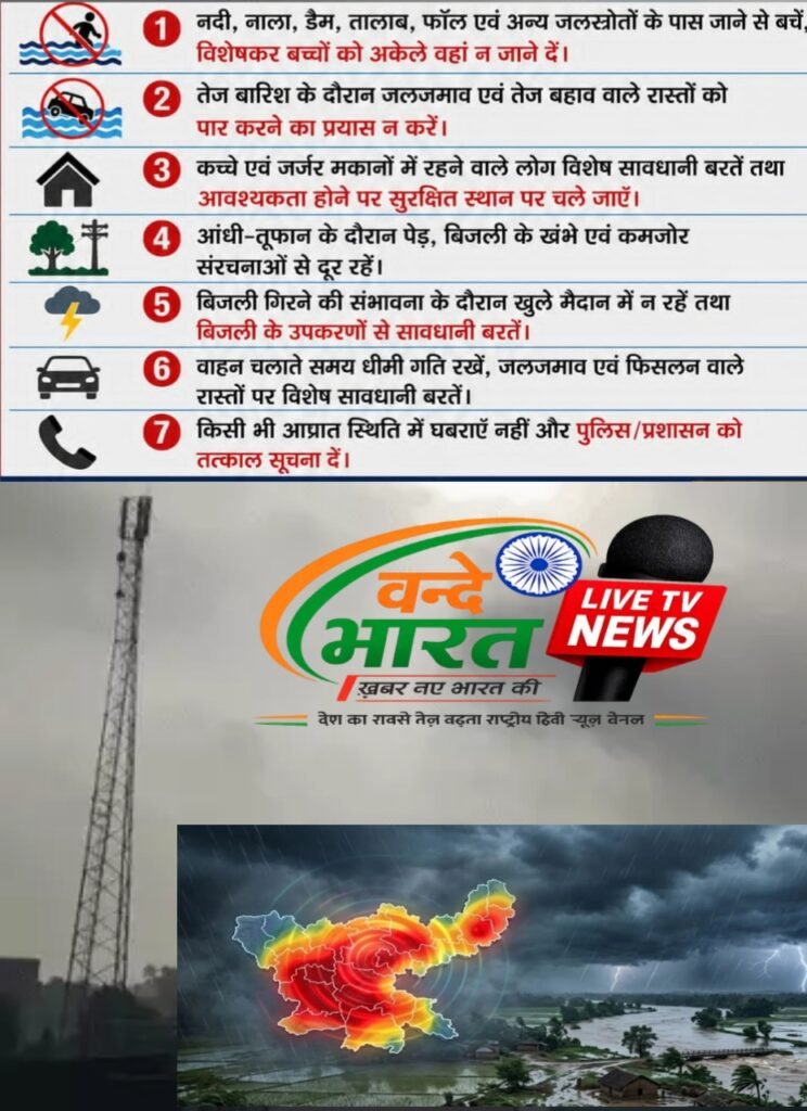 झारखंड में बारिश का कहर, इन 4 जिलों के लिए 'रेड अलर्ट' जारी, जानिए आपके जिले में कैसा रहेगा मौसम - गढ़वा, झारखंड