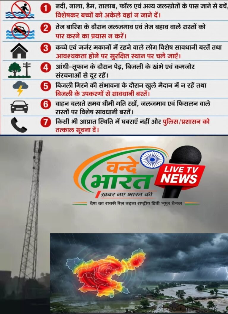 झारखंड में बारिश का कहर, इन 4 जिलों के लिए ‘रेड अलर्ट’ जारी, जानिए आपके जिले में कैसा रहेगा मौसम