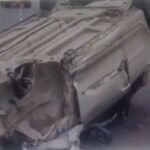 नागपुर के सावनेर पुलिस थाना क्षेत्र – बोरानाडा फ्लाईओवर के पास एक तेज रफ्तार कार पलटी
