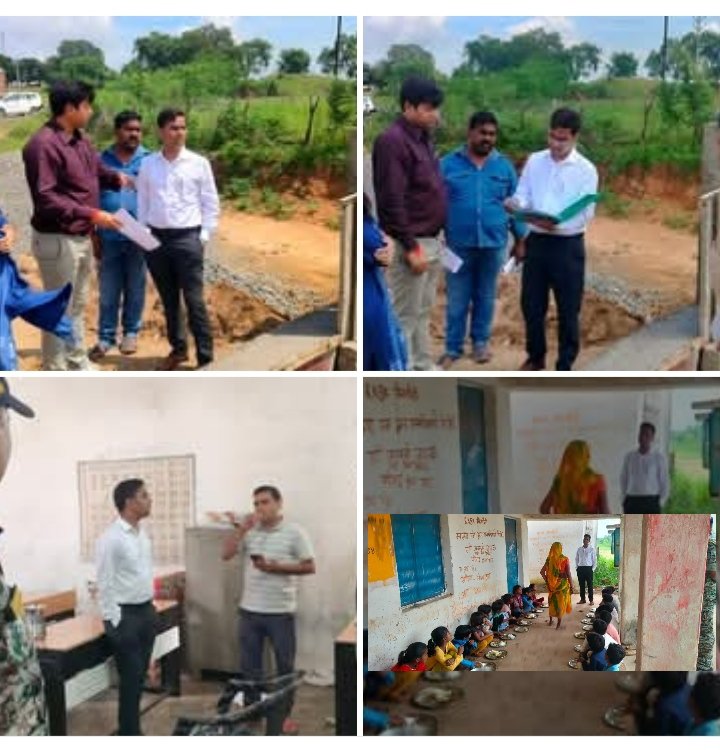 सिंगरौली: सीईओ जिला पंचायत द्वारा देवसर विकासखंड भ्रमण में विभिन्न निर्माण कार्य, आजीविका गतिविधि, कन्या शिक्षा परिषद एवं हाई स्कूल का किया गया निरीक्षण, लापरवाहो पर हुई कार्रवाई। - सिंगरौली, मध्य प्रदेश