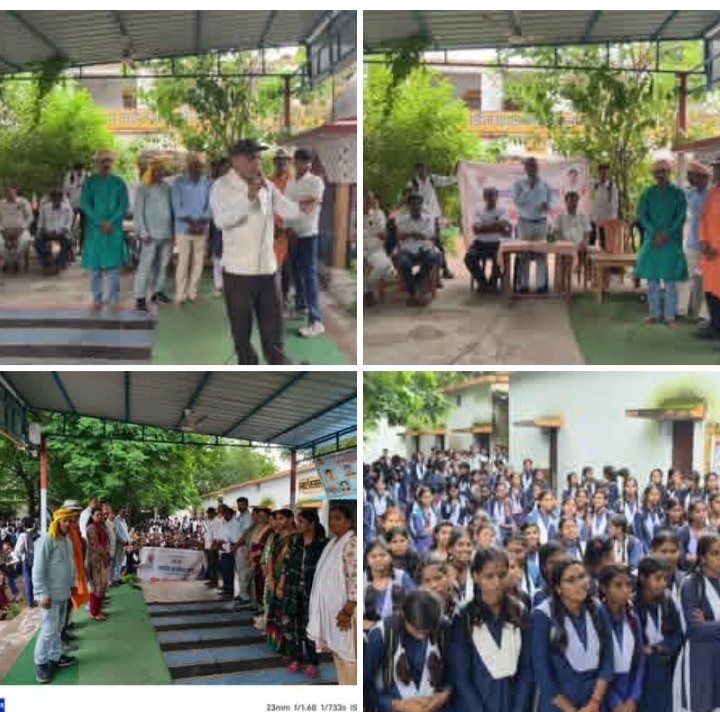 सिंगरौली: सेवा संकल्प अभियान के तहत ‘नमो अनकही कहानियां’ नुक्कड़ नाटक से विद्यार्थियों को दिया जनजागरूकता का संदेश।