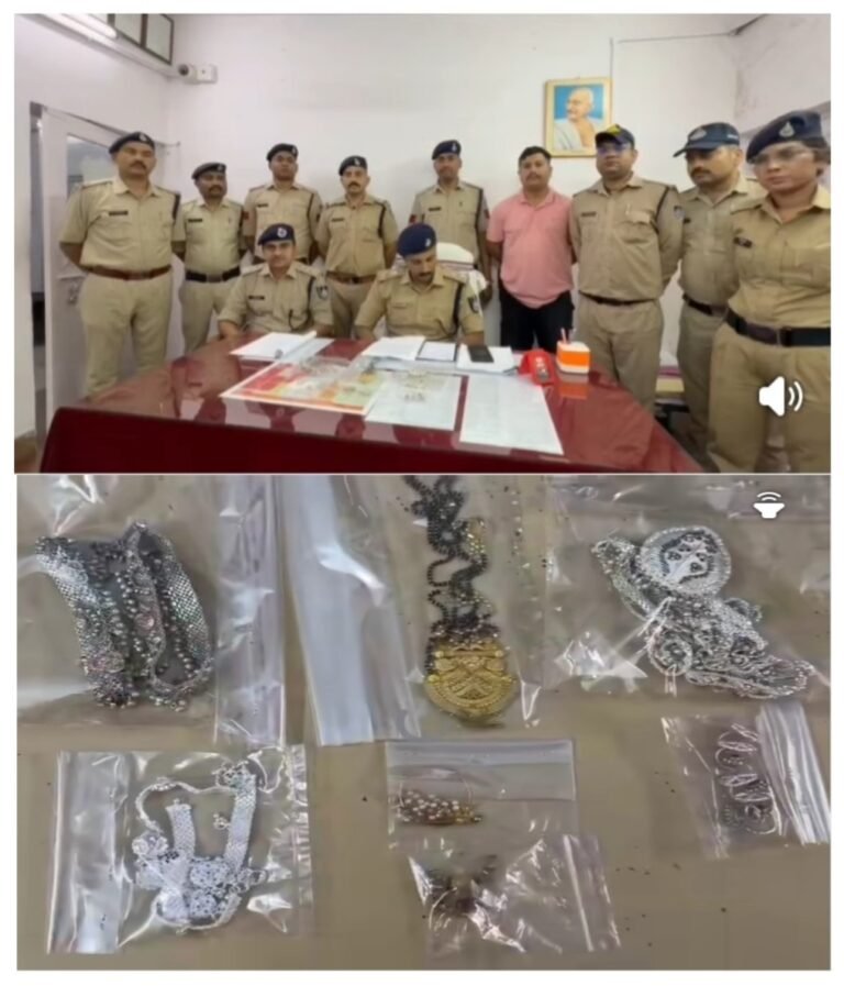 सिंगरौली:नवानगर पुलिस की बड़ी कामयाबी सूने मकान में सेंध लगाने वाले गिरोह का पर्दाफाश।
