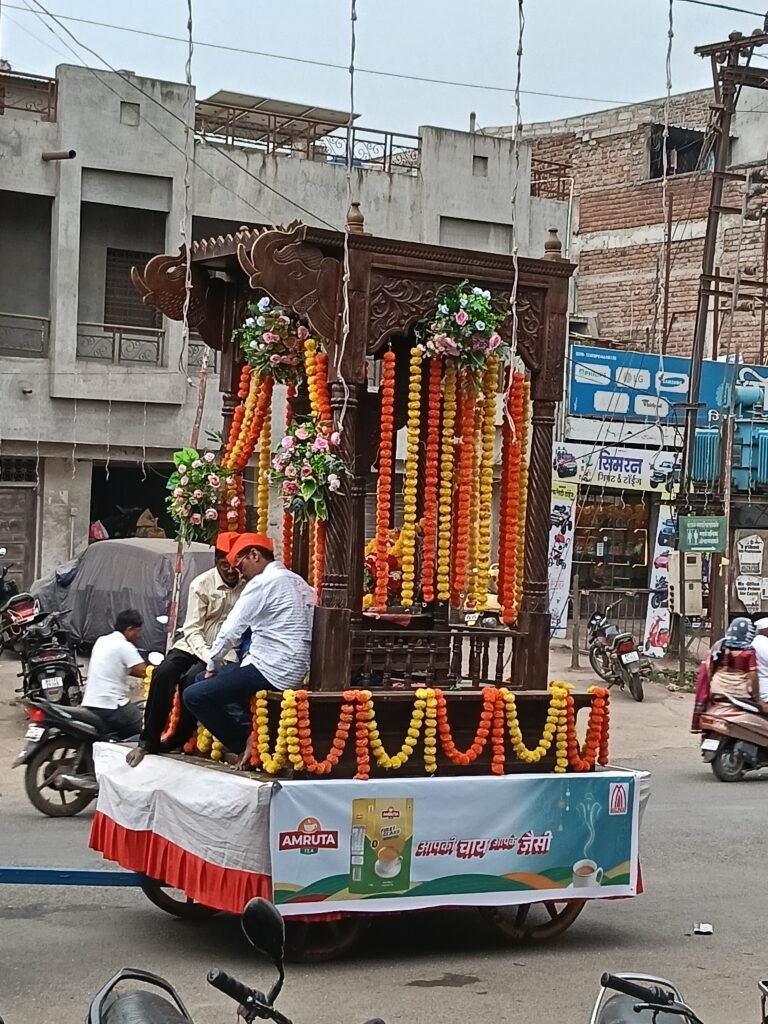 संगमनेर शहर मालपाणी उद्योग समूह गणेश विसर्जन