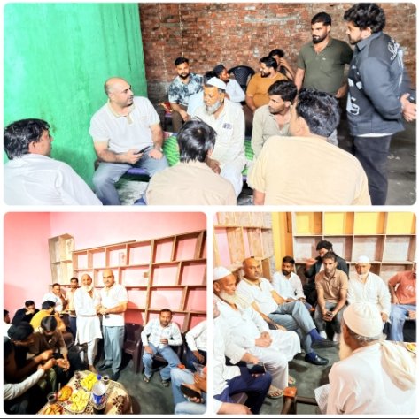 सिदड़ू में आजाद अली के जनसंपर्क अभियान को मिला जनसमर्थन