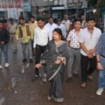 गणेश उत्सव की तैयारी को लेकर महापौर श्रीमती सूरी ने किया गणेश चौक का स्थल निरीक्षण
