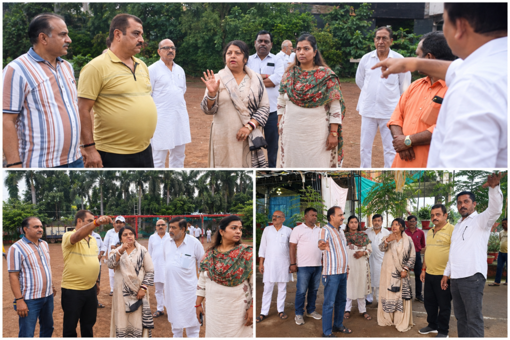 वर्षी मेले की तैयारियां को लेकर महापौर श्रीमती सूरी ने किया स्थल निरीक्षण - कटनी, मध्य प्रदेश