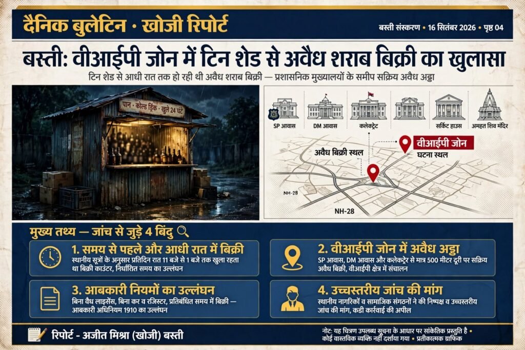 कलेक्टर-एसपी की नाक के नीचे अवैध शराब का अड्डा, किसके संरक्षण में फल-फूल रहा टिन शेड का कारोबार? 1 813282608 1091880737090235 7424835766394479602 n