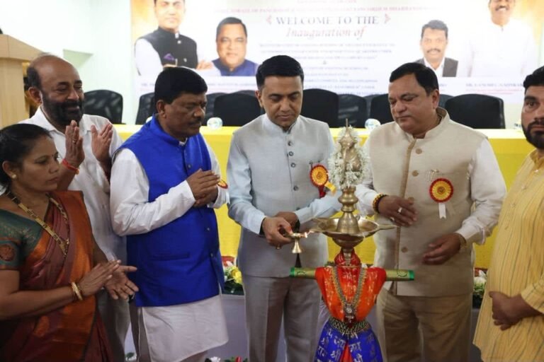 सांकोर्डेम पंचायत भवन के पुनर्निर्माण की आधारशिला रखी, नवनिर्मित पंचायत हॉल का उद्घाटन