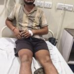 पुलिस कर्मियों के द्वारा पत्रकार को लात घूसों और डंडे से मारने का आरोप