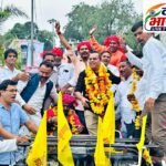 श्रीकृष्ण जन्माष्टमी पर यादव महासभा की वाहन रैली का शहर कांग्रेस ने किया भव्य स्वागत