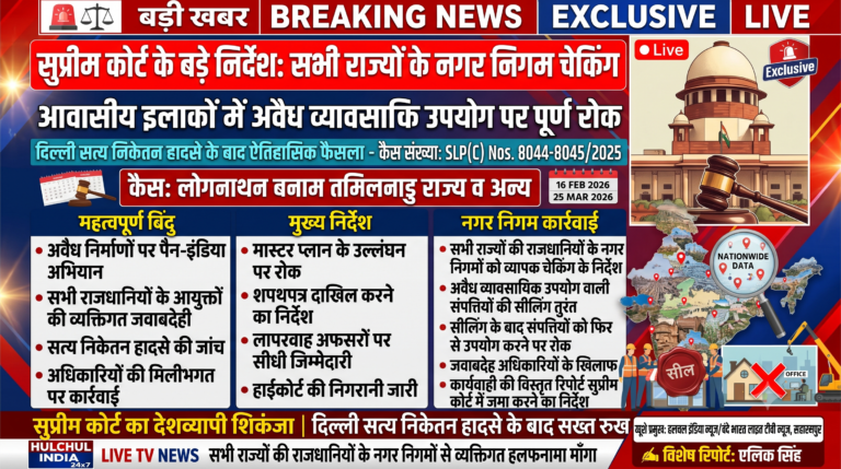 दिल्ली के भवन हादसे पर सुप्रीम कोर्ट सख्त—7 मौतों और 12 घायलों के बाद देशभर के भवन सुरक्षा मामलों पर निगरानी तेज