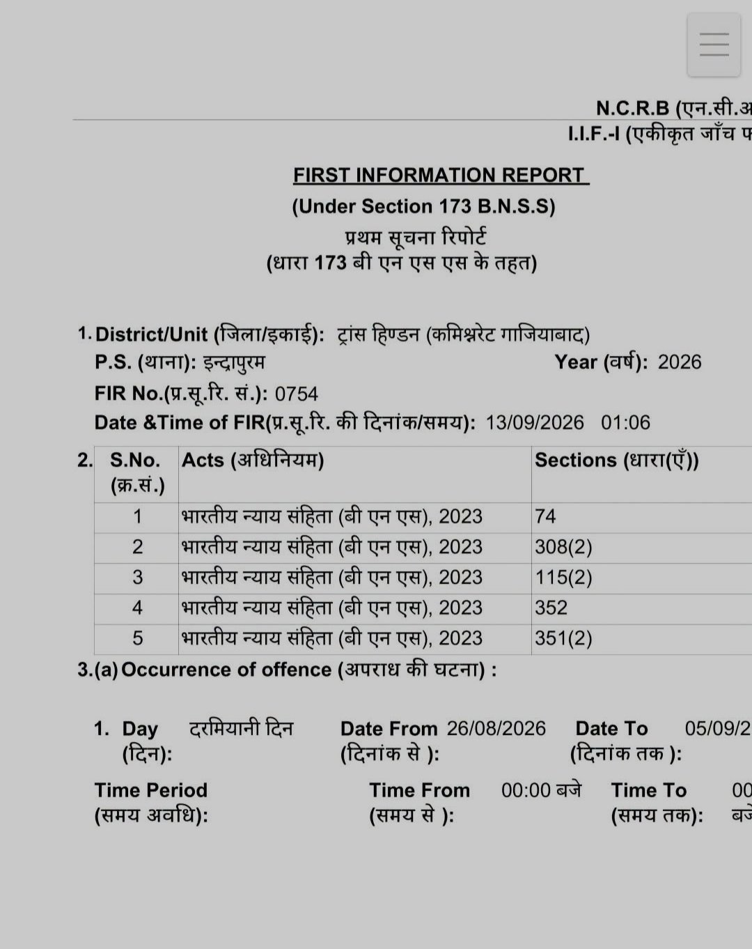 गाजियाबाद में कैफे संचालिका से कथित रंगदारी का बड़ा मामला, FIR दर्ज — चार नामजदों पर 5 गंभीर धाराओं में मुकदमा, अब गिरफ्तारी का इंतजार! 4 HSG52ZObkAAtXmn