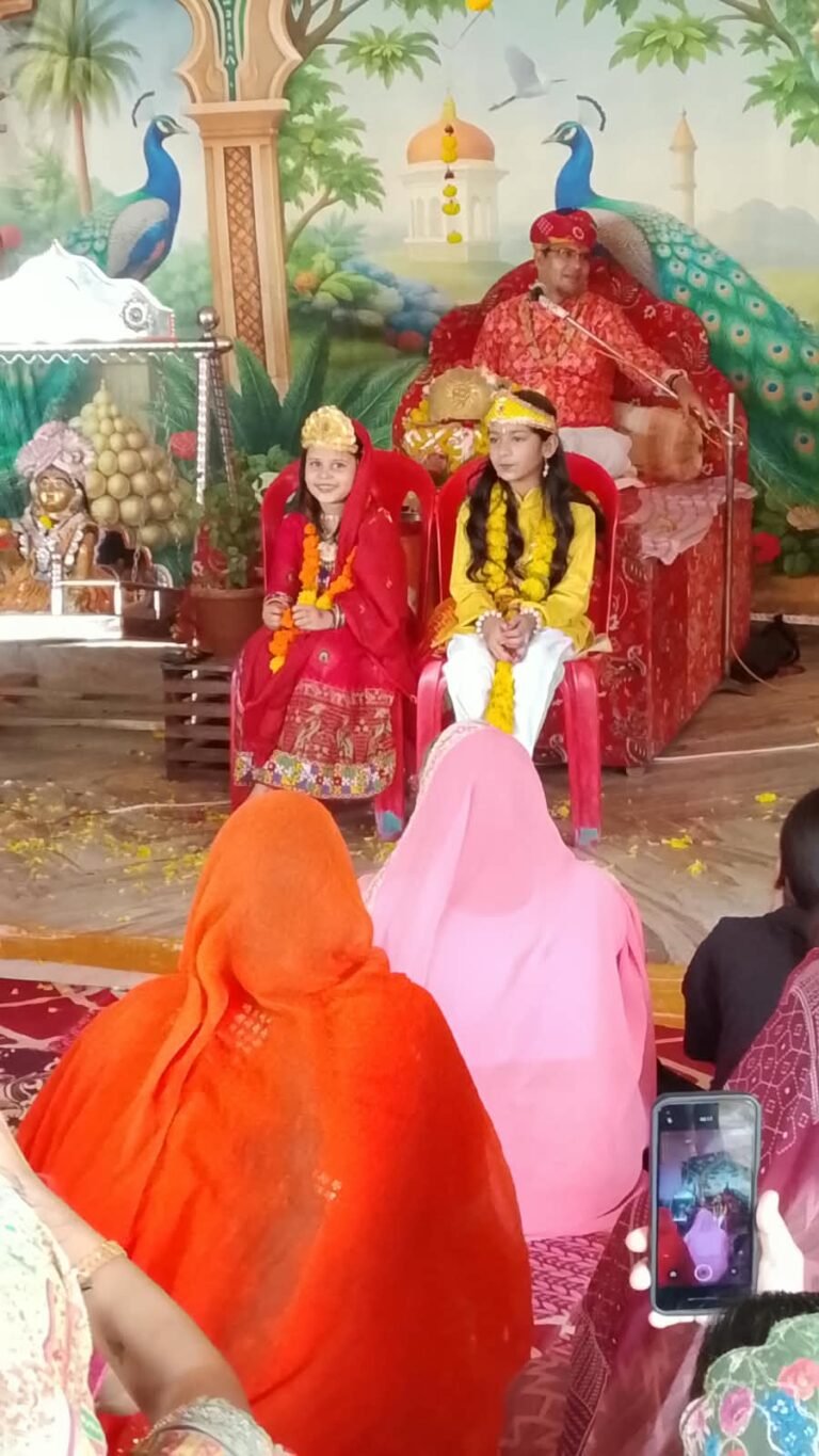 श्रीकृष्ण-रुक्मिणी विवाह प्रसंग पर झूम उठा झकनावदा, भक्ति रस में सराबोर हुए श्रद्धालु