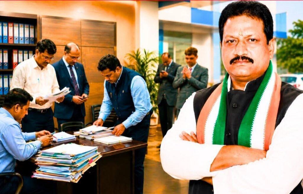पूर्व विधायक संजय शर्मा के ठिकानों पर ED का छापा 1 पूर्व विधायक संजय शर्मा के ठिकानों पर ED का छापा - सागर, मध्य प्रदेश