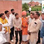 अखिल भारतीय रविदासिया धर्म संगठन प्रदेश अध्यक्ष ने किया गुरु रविदास मंदिर निर्माण कार्य का निरीक्षण