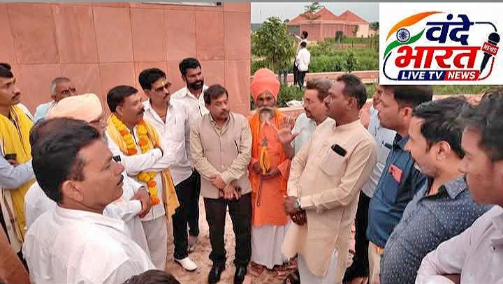 अखिल भारतीय रविदासिया धर्म संगठन प्रदेश अध्यक्ष ने किया गुरु रविदास मंदिर निर्माण कार्य का निरीक्षण - सागर, मध्य प्रदेश