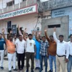 झालरापाटन में आम आदमी पार्टी के पार्षदों ने किया नगर पालिका उपाध्यक्ष पद के मतदान का बहिष्कार।