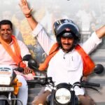 भाजपा विधायक ने हाथ छोड़कर चलाई बाइक,वीडियो सोशल मीडिया पर हुआ वायरल