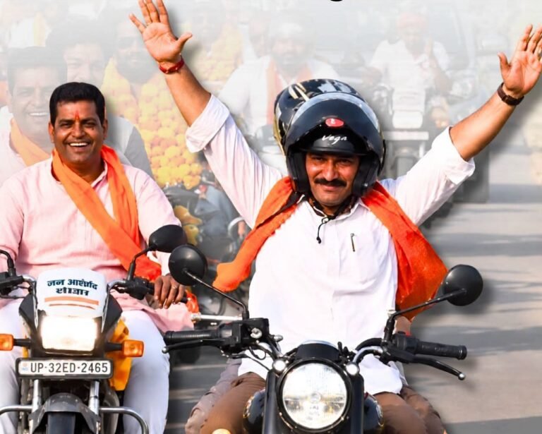 भाजपा विधायक ने हाथ छोड़कर चलाई बाइक,वीडियो सोशल मीडिया पर हुआ वायरल