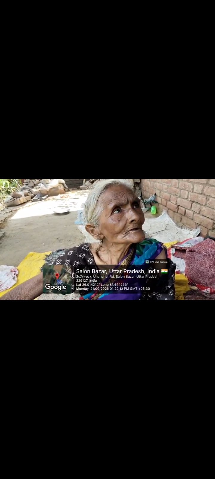 घर से बेघर बुजुर्ग महिला सड़क किनारे बेसहारा मारपीट कर भागने का आरोप सलमान के 13 गांव का मामला है