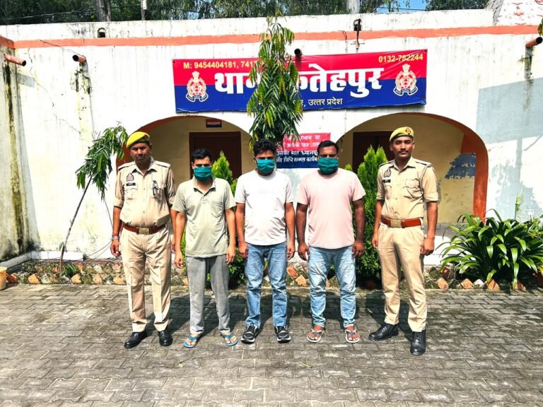 बड़ी खबर सहारनपुर | फतेहपुर में शांति व्यवस्था बिगाड़ने के आरोप में 3 गिरफ्तार
