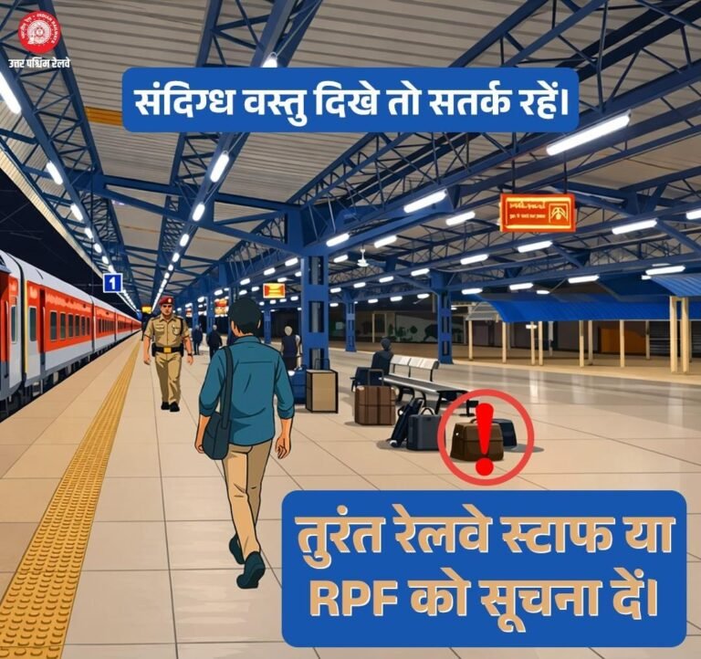 रेल यात्रियों की सुरक्षा को लेकर आरपीएफ सतर्क, अपराध नियंत्रण पर विशेष जोर