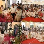 पूर्व मंत्री चुनी लाल भगत को श्रद्धांजलि भेंट करने के लिए उमड़े लोग