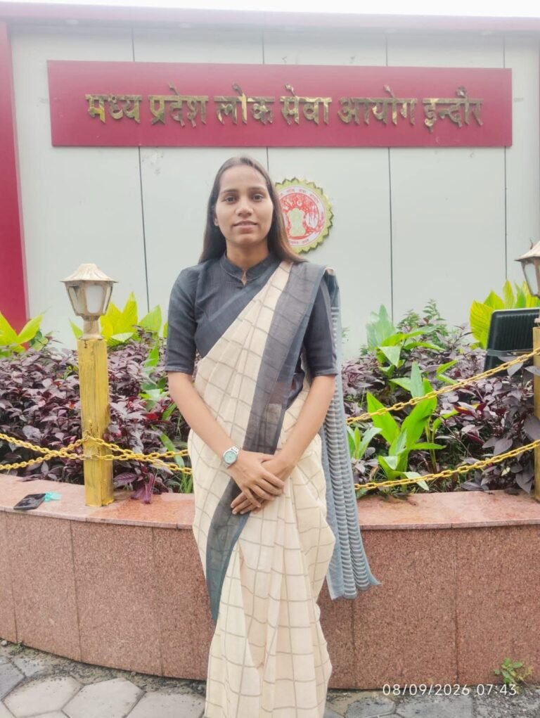 निवाड़ी जिले की बिटिया ने अपने जिले का MPPSC में 39 रैंक हासिल कर किया नाम रोशन