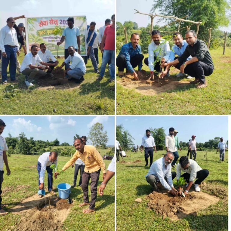 बालाघाट जिले में मलाजखंड के वार्ड क्रमांक-01 करहू में 350 पौधों का रोपण सेवा संकल्प अभियान-2026 के तहत पर्यावरण संरक्षण की पहल, नागरिकों ने पौधों की देखभाल का लिया संकल्प