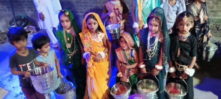 ग्राम रमपुरा में नवदुर्गा उत्सव का भव्य समापन, कन्याओं का हुआ सम्मान और पुरस्कार वितरण