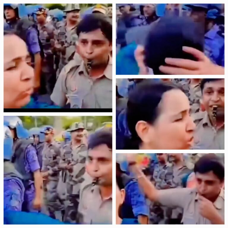 HARD WORK OF THIS INDIAN POLICE OFFICER.