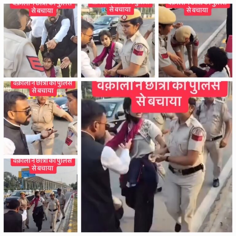 Here is a young girl-alone-being detained