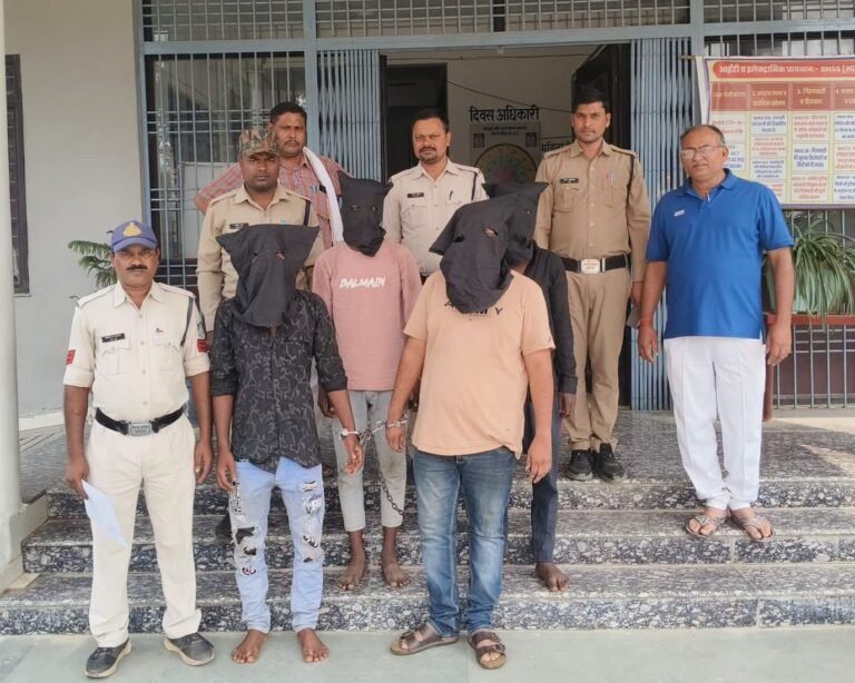 अमदरा पुलिस का धमाका! पानी टंकी से लोहा चुराने वाला गैंग पकड़ा, 1.71 लाख का माल जब्त