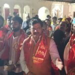 मैहर किले में महाराजा अक्षयराज सिंह जू देव ने किया श्री बिहारी जू का पूजन-अर्चन, निकली भव्य शोभायात्रा