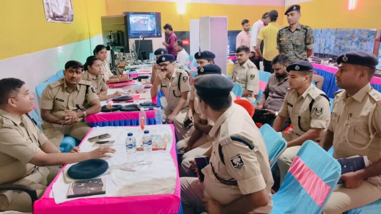 नगर पुलिस अधीक्षक गया द्वारा पितृपक्ष मेला 2026के मद्देनजर विष्णुपद अस्थायी थाना में बैठक l