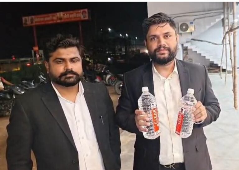 सिद्धार्थनगर में नकली ब्रांडेड पानी फैक्ट्री पर छापा, लाखों का माल बरामद