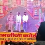 रामलीला के मंच से बहादराबाद पुलिस ने दिया साइबर सुरक्षा का संदेश, ‘डिजिटल रावण’ से बचने की अपील।
