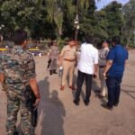 नगर पुलिस अधीक्षक, गया एवं सदर अनुमंडल पदाधिकारी द्वारा गांधी मैदान में आगामी रावण वध कार्यक्रम स्थल का निरीक्षण किया गया l