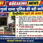 बड़ी खबर | सोने का गुर्जा थाना पुलिस की बड़ी कार्रवाई हिस्ट्रीशीटर नहने उर्फ अनार सिंह गुर्जर गिरफ्तार