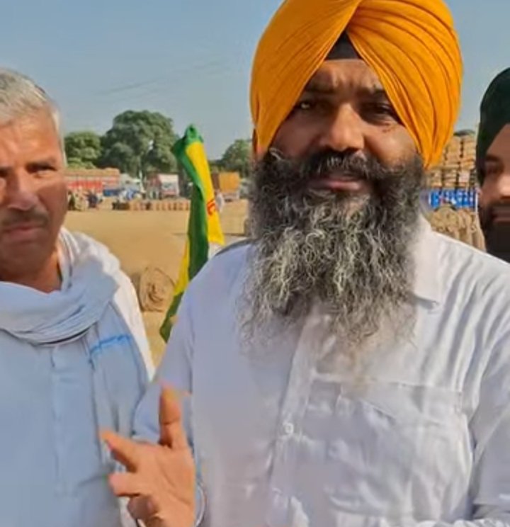 किसान नेताओं ने आज अनाज मंडी का किया दौरा।