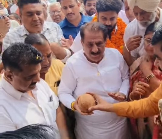 कुरुक्षेत्र मे रेलवे अंडरपास का हुआ उद्धघाटन।