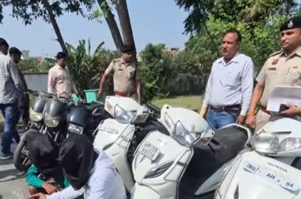 करनाल पुलिस ने आज दो वाहन चोरो को किया गिरफ्तार।