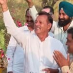 इनेलो नेत्री सुनैना चौटाला का समर्थको ने किया स्वागत।