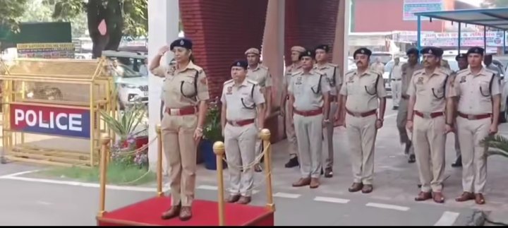 नयी SP ने संभाला जींद मे अपना पदभार।