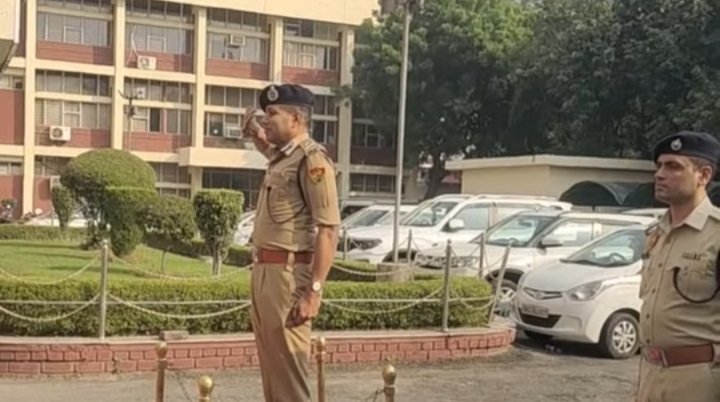 करनाल रेंज के IG पहुंचे सचिवालय।