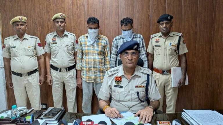 रेवाड़ी पुलिस की त्वरित कार्रवाई: शराब के ठेकों पर लूटपाट व तोड़फोड़ करने वाले गिरोह के 02 आरोपी वारदात के कुछ ही घंटों में गिरफ्तार