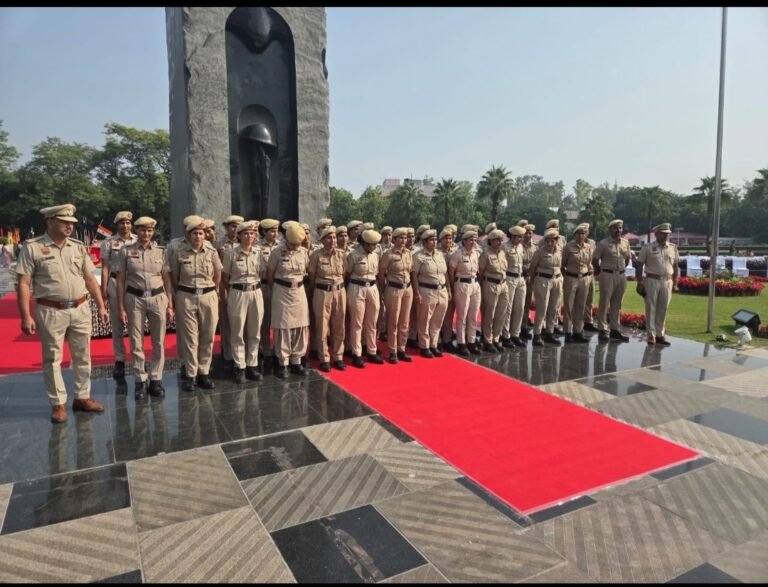 शहीद पुलिसकर्मियों की याद में रेवाड़ी पुलिस के जवानों ने किया नेशनल पुलिस म्यूजियम, दिल्ली का दौरा
