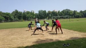 सबज्रनियर बालक कबड्डी के जिला स्तरीय चयन ट्रायल्स में 12 खिलाडियों का चयन 10 मुख्य एवं 02 अतिरिक्त खिलाडियों का मंडल स्तरीय चयन ट्रायल्स के लिए हुआ चयन